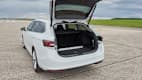 Kofferraum des Skoda Superb