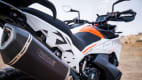 Auspuffdetail der KTM 790 Adventure