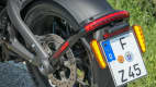 Rücklicht und Bremsscheibe der Livewire One