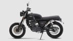 Seitenansicht einer stehenden Mash Black Seven 125