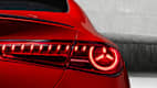 Die Rückleuchten des neuen Mercedes CLA