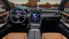 Detailaufnahme des Cockpits des Mercedes CLE