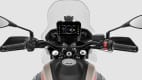 Detailaufnahme des Displays der Moto Guzzi V85 TT