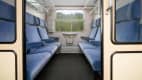 Blick vom Gang in ein Abteil des Europeansleeper