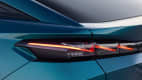 Detailaufnahme des Rücklichts des Peugeot 408