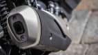 Der Auspuff des Rollers Piaggio Beverly 300