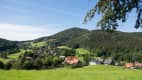 Blick auf den Berg Lausche in Waltersdorf