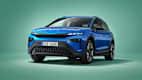 Frontansicht des Skoda Elroq Sportline