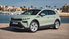 Der Skoda Elroq seitlich stehend fotografiert
