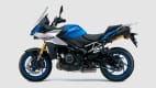 Seitenansicht einer stehenden Suzuki GSX S1000GX