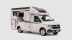 Ein Wohnmobil stehend seitlich fotografiert von Knaus
