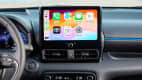 Innenaufnahme des Toyota Yaris mit seinem Display
