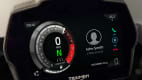 Digitale Anzeige des Motorrades Triumph Speed Triple 1200 RS.
