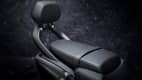 Detailaufnahme der Triumph Rocket 3R der Sitzbank