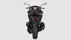 Heckansicht einer stehenden Voge SR4 MAX 350 Luxury
