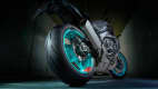 Hinterrad der Yamaha MT-10