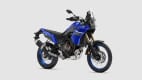 Die Yamaha Tenere 700 stehend von vorne zu sehen
