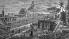 Illustraition des Falls von Babylon von Cyrus II, 539 vor Christus