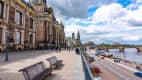 Die Brühlsche Terrasse in Dresden