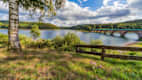 Die Klamer Brücke an der Versetalsperre im Sauerland