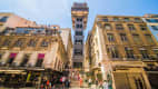 Der Aufzug Santa Justa in Lissabon