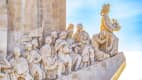 Das Denkmal Padrao dos Descobrimentos am Ufer des Tejo, das das portugiesische Zeitalter der Erforschung feiert.