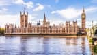 Blick auf das Houses of Parliament in London