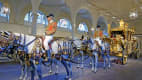 Goldene royale Kutsche im Royal Mews