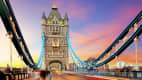 Turm der Tower Bridge in London