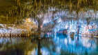 Innenansicht der Höhle "Coves del Drac" auf Mallorca