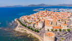Luftaufnahme der Stadt Alghero