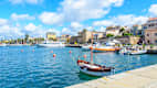 Promenade in der Stadt Alghero auf Sardinien