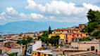 Blick auf die Stadt Dorgali auf Sardinien
