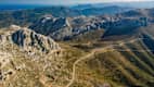 Blick auf den Monte Albo auf Sardinien