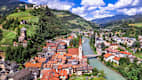Die Ortschaft Chiusa iin Italien