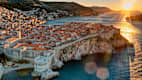 Sonnenaufgang über dem Meer bei Dubrovnik