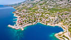 Blick aus der Luft auf die Stadt Kalobag in Kroatien