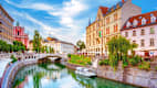 Tromostovje in Ljubljana in Slovenien