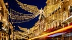 Weihnachtsbeleuchtung in der Regent Street in London