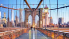 Die Brooklyn Bridge in New York City