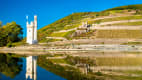 Der Mäuseturm steht in bingen am Rhein