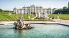 Außenansicht des Schloss Belvedere in Wien