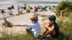 Kinder am Strand von Föhr