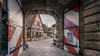Eingang zum Handwerkerhof in Nürnberg