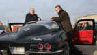 Tatort Kommissar Freddy Schenk mit einer Corvette Stingray