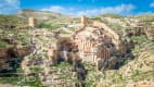 Mar Saba, das Sabas-Kloster, ein griechisch-orthodoxes Kloster in der Wüste Juda