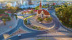 Blick auf Kirche in Windhoek in Namibia