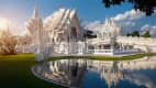 Wat Rong Khun Tempel in Chiang Rai