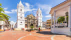 Die Santa-Maria-Kathedrale in Casco Vejo in Panama