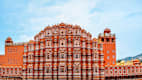 Der Palast der Winde in Jaipur in Indien